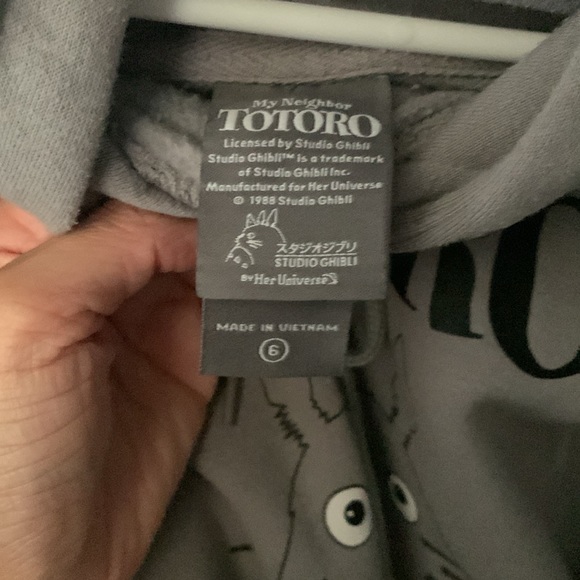 My Neighbor Totoro Logo Hoodie ..‼️‼️ - Picture 5 of 6